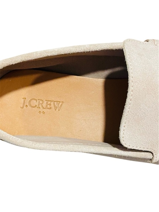 J. Crew NWT Men\'s Light Tan Suede Slip-On Loafers main image 9